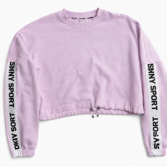 DKNY Women's Cropped Sweatshirt - Picture 3 of 4